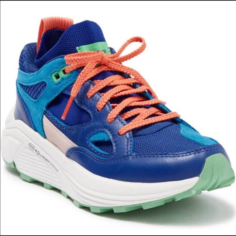 NIB Brandblack Aura 421BB Athletic Sneaker Running Shoes Blue Orange 8 39 - Picture 12 of 12